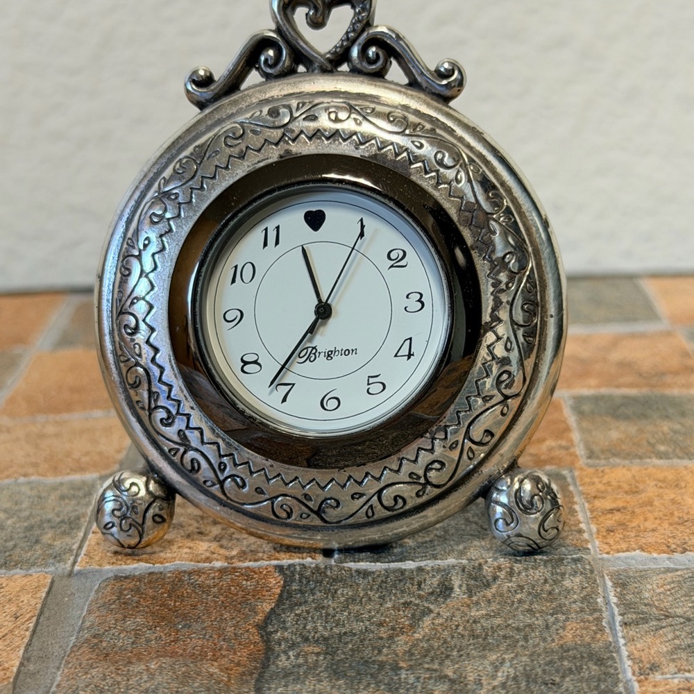 Brighton Silver Table Clock mini - Picture 7 of 7